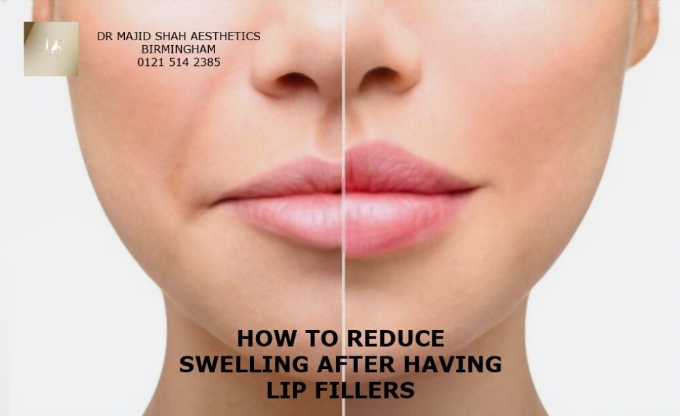 reduced swelling after lip fillers